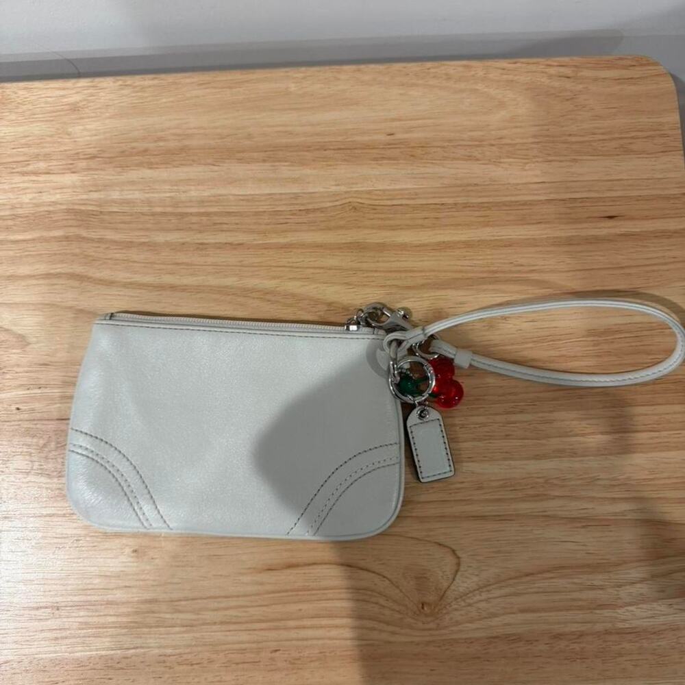 Vintage Coach Mini Leather Wristlet
